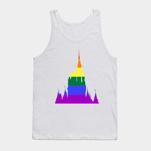 Rainbow Magic Castle Silhouette Mark III Tank Top by FandomTrading